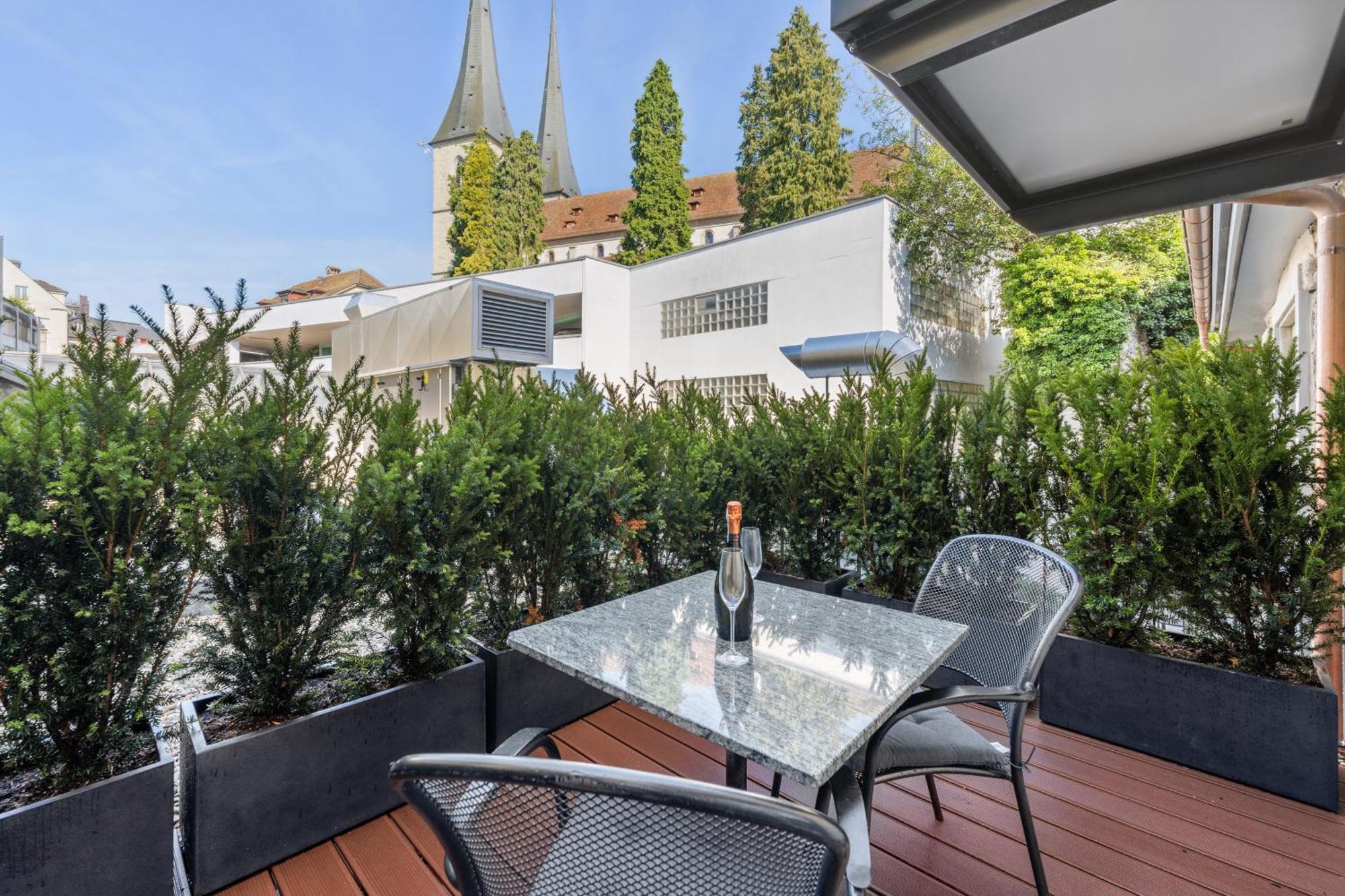 Glandon Rooms Haldenhof - Self-Check-In Люцерн Экстерьер фото